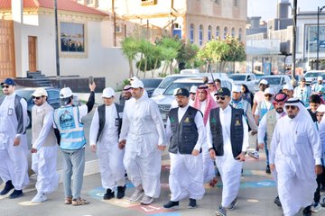 With 3,000 Participants, Al-Baha Municipality Joins the "Walking Hour" 2026 Event